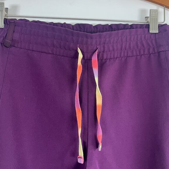 FIGS Lesage Jogger Scrub Pants Plum Purple Technical Collection Size Large - Picture 3 of 11